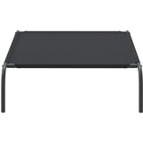  Povišeni krevet za pse crni 110x65x20 cm Oxford tkanina i čelik | shoptok.hr