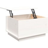  Stolić za kavu bijeli 60 x 50 x 35 cm od masivne borovine | Eponuda.ba