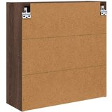  Kupaonski ormar s ogledalom Zidne Smeđi hrast 60 x 20 x 60 cm | shoptok.hr