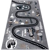 RugsX Preproge Preproga FUN Route za otroke, ulica, živali 80x150 cm Siva | Shoptok.si