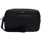 Calvin Klein Jeans Torbice RAISED POUCH W/ HANDLE LV04D1277G Črna Cene