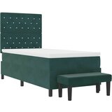  s opruga kutije Tamnozelena 200 x 100 cm Baršun | shoptok.hr