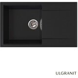 Ulgranit Granitna sudopera 78x46cm Crna ULG780 ø90 Cene