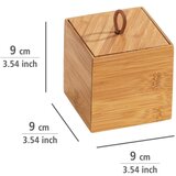 Wenko Bambusova škatla s pokrovom Terra, širina 9 cm | Shoptok.si