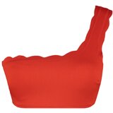 Trendyol Bikini Top - Red - Plain Cene