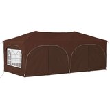  Zložljivi šotor za zabave 575 x 288 x 245 cm Rjava, (5000248640) | Shoptok.si