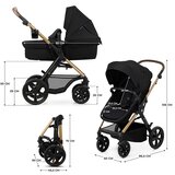 Kinderkraft Kolica za bebe Moov CT 3u1/ crna | Eponuda.com