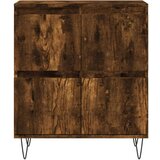 vidaXL Komoda dimljeni hrast 60x35x70 cm inženirski les | Shoptok.si