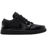 Nike Modne superge Jordan 1 Low SE Patent Elephant Black (Women's) Črna Cene