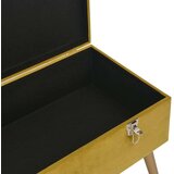  Klupa s pretincem za pohranu 80 cm boja senfa baršunasta | shoptok.hr