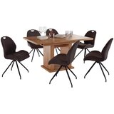 XXXL Raztegljiva Miza Patrik, Barva Hrasta, 150-190x90 | Shoptok.si