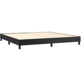  Krevet s oprugama i madracem crni 200x200 cm od umjetne kože | shoptok.hr