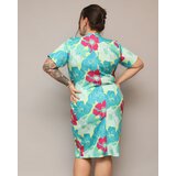 Resti Women's floral fabric dress PLUS SIZE | Shoptok.si