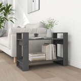 Ormarić za knjige / sobna pregrada sivi 80x35x56 5 cm borovina | shoptok.hr