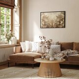  Plakat - Carved Ornaments in Sepia Shades 90x60 Crni okvir | shoptok.hr