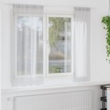 vidaXL Zavjese sa zavjesama 2 pcs Svjetlosiva 140 x 175 cm Poliester | shoptok.hr