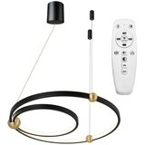 Toolight Black Ring led svjetiljka + daljinski upravljač APP692-30-50 | shoptok.hr