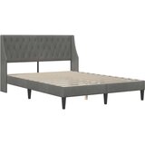  Okvir za krevet Tamnosiva 137 x 190 cm Baršun - Dupli | shoptok.hr