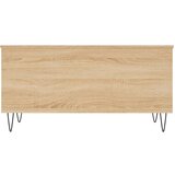 vidaXL Klubska mizica sonoma hrast 90x44,5x45 cm inženirski les | Shoptok.si