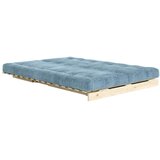 Karup Svijetlo plava sklopiva sofa od samta 140 cm Roots – | shoptok.hr