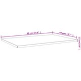  Zidne police 4 kom boja hrasta 60x40x1,5 cm konstruirano drvo | shoptok.hr
