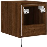  Zidni TV ormarići LED 2 kom smeđa boja hrasta 30 5 x 35 x 30 cm | shoptok.hr