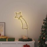  Božićna svjetla silueta zvijezde padalice 80 LED dioda toplo | shoptok.hr