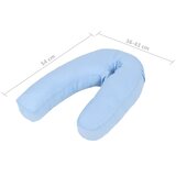  Jastuk za trudnice u obliku slova J 54 x (36 - 43) cm plavi | shoptok.hr