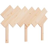 vidaXL Posteljno vzglavje 122,5x3x80,5 cm trdna borovina | Shoptok.si