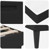  Okvir za krevet Crna 90 x 200 cm Umjetna koža - Crna 90 x 200 cm | shoptok.hr