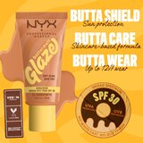 NYX Professional Makeup Buttermelt Glaze Soft Glow Skin Tint SPF30 puder za sve vrste kože 30 ml nijansa 03 Cashew Butta | shoptok.hr