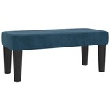 Box spring krevet s madracem tamnoplavi 100x200 cm baršunasti | shoptok.hr