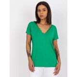 BASIC Feel Good T-shirt-RV-TS-7665.91-green | Shoptok.si
