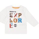 Timberland Majice z dolgimi rokavi TEE-SHIRT MANCHES LONGUES T60250 Bela Cene