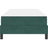  Postelja z vzmetnico z vzmetnico Temno zelena 80 x 220 cm blago, (5000125837) | Shoptok.si
