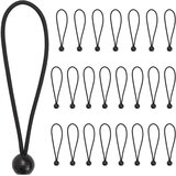  Bungee uže s lopticama 24 kom. Crna 4 mm x 22 cm Polipropilen - 24 | shoptok.hr
