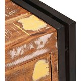 vidaXL Strani šal s predalom Rjava 66 x 33 x 70 cm trden predelan les | Shoptok.si