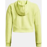 Under Armour Project Rock HW Terry FZ light green women's sweatshirt | ePonuda.com