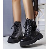D/CEO Black patent leather strada boots Cene