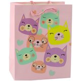  Paper Gift Bag Cats Glitter 23 x 18 x 10.5 cm | Shoptok.si