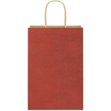  Papirnate vrećice 250 kom s ručkama crvene 21x11x31 cm | shoptok.hr