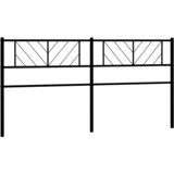  Metalno zamjensko uzglavlje crno 200 cm | shoptok.hr