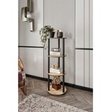 Hanah home Polica za knjige Bookcase 4 Floors Round Hrast | ePonuda.com