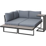 Ambia Garden LOUNGE GARNITURA tkanina aluminij | Shoptok.si