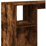  Barski stol s policom boja hrasta 124x46x103,5 cm drveni | shoptok.hr