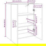  Ormarčići montirani na zid 2 pcs hrast artisan | shoptok.hr