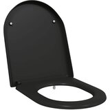  WC daska Crna 49 x 36 x 4 cm Duroplast | shoptok.hr