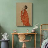  Slika - Egon Schiele – Self-Portrait (Man in Orange Jacket) 40x60 Na talijanskom platnu | shoptok.hr