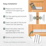 VENT SYSTEMS 45×9cm dvostranska vratna prezračevalna rešetka | Shoptok.si