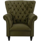 MID.YOU FOTELJ Z OPORO ZA GLAVO, olivno zelena tekstil | Shoptok.si